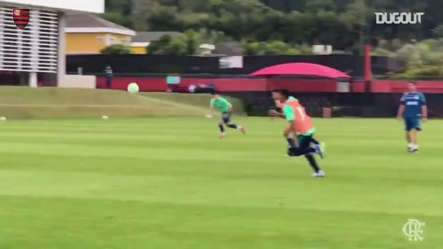 Flamengo's first training session goals of the week